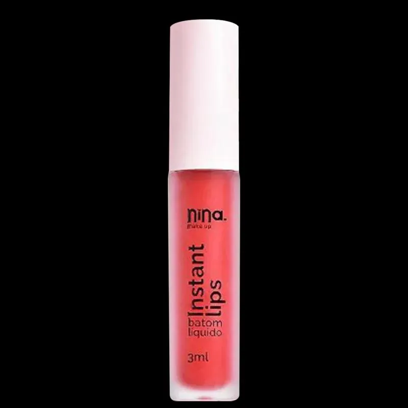 Nina Make Up Instant Kiss Batom Liquido Rubi