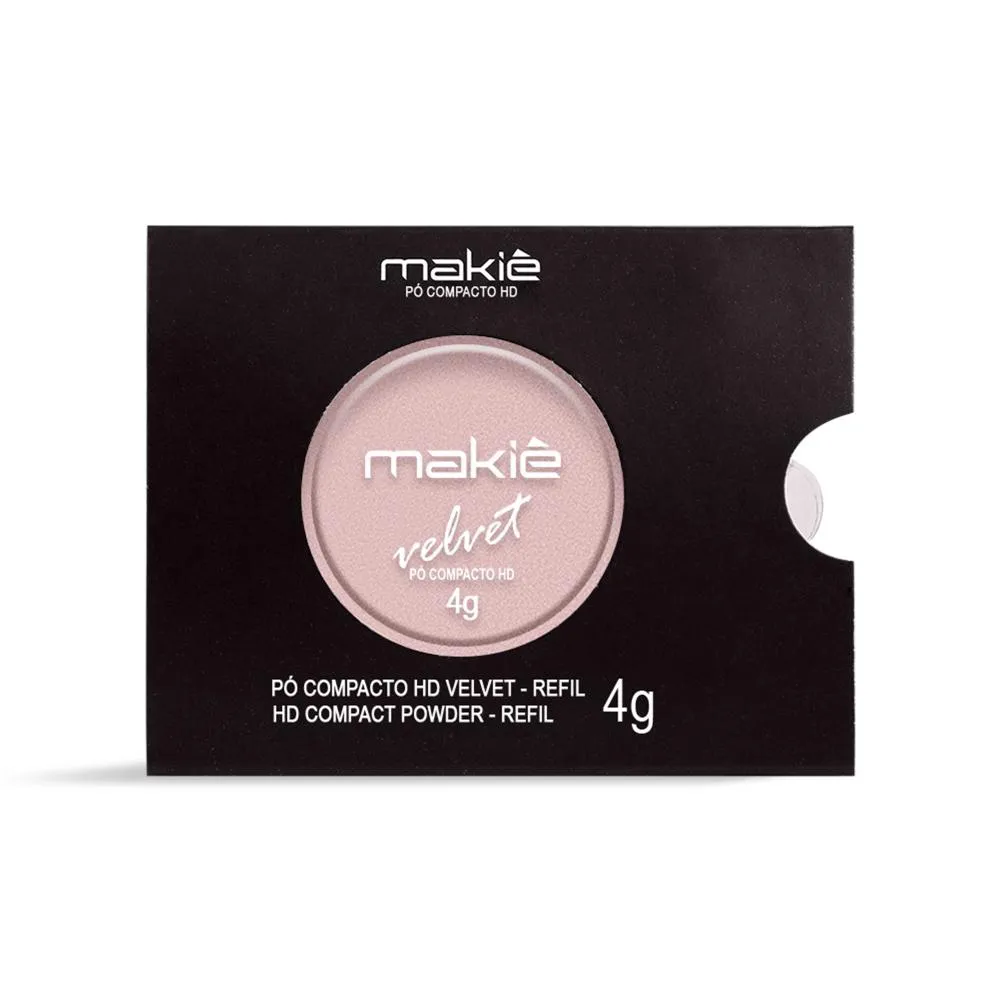 Pó Compacto Hd Refil 4g Glamour