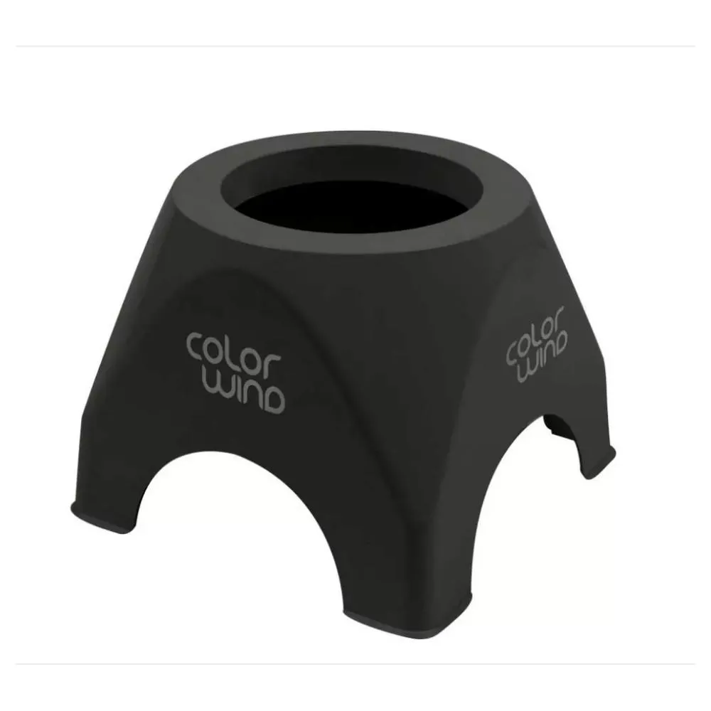 Suporte de Mesa para Secador de Cabelo Santa Clara Preto