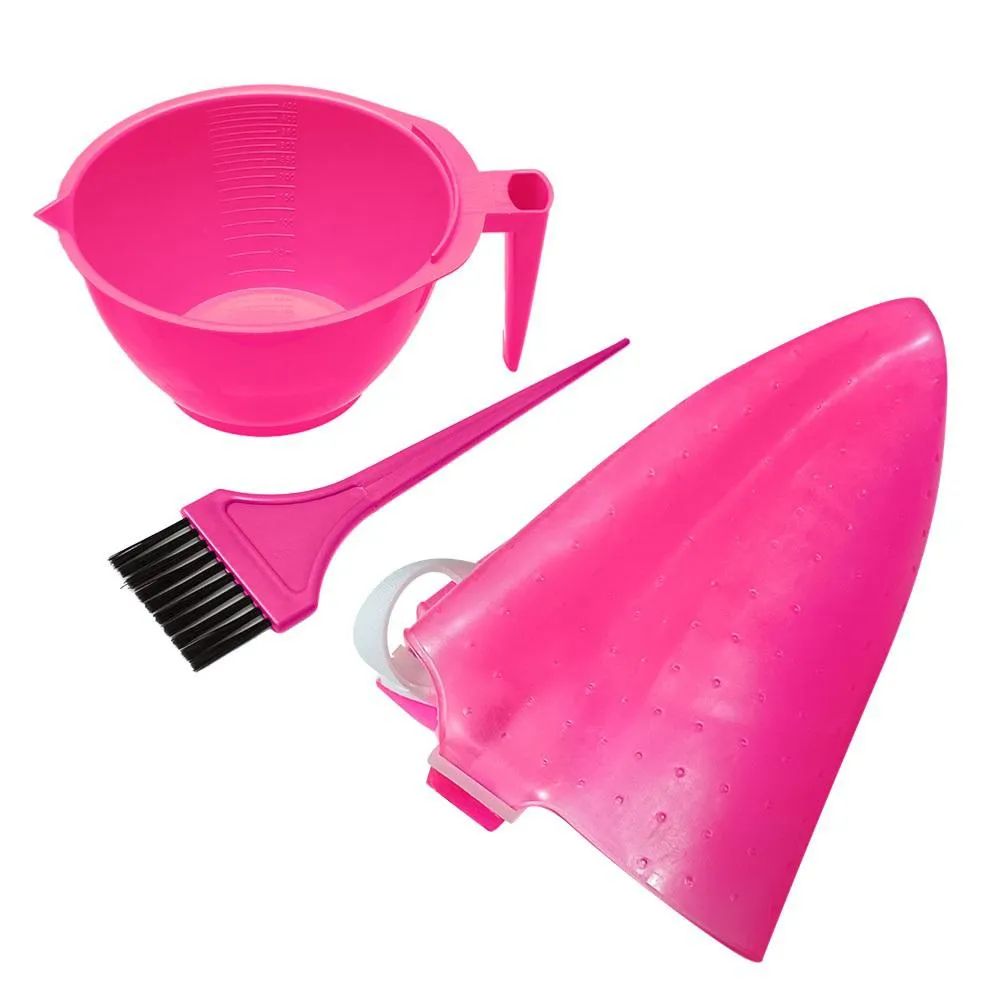 Kit Reflexo Luxo Tigela Pincel Touca Silicone Santa Clara