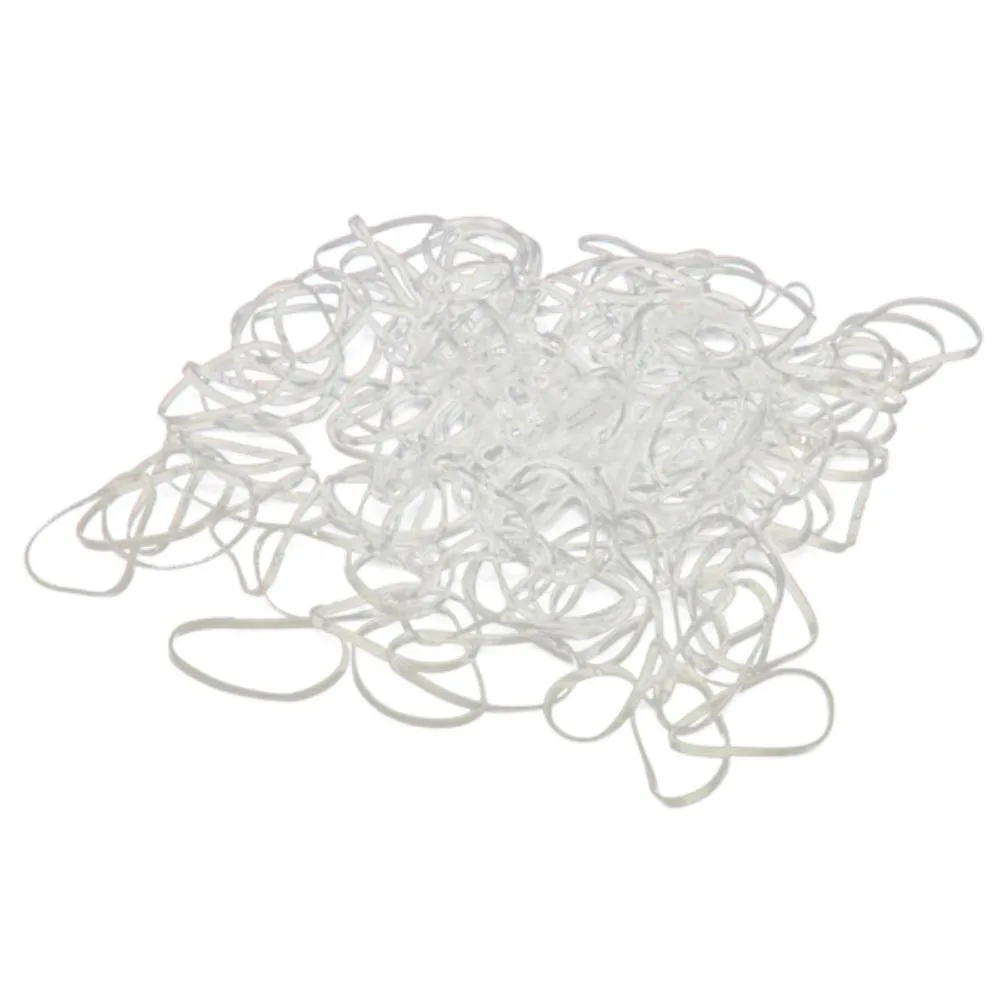 Elastico Penteados Pequeno Transparente 200un Santa Clara