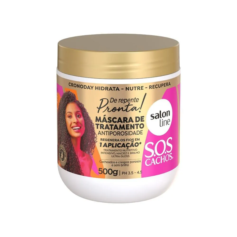 Máscara de Tratamento Sos Cachos de Repente Pronta 500g