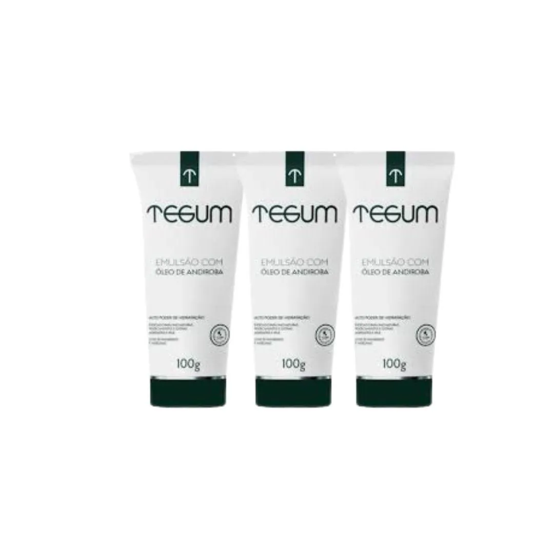 Kit C/3 Tegum Creme Hidratante com Óleo de Andiroba