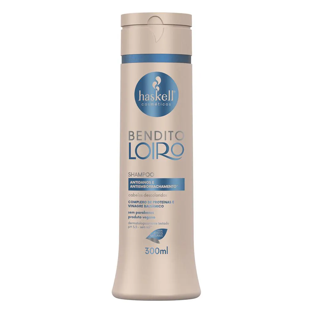 Shampoo Bendito Loiro 300ml - Haskell Cosméticos