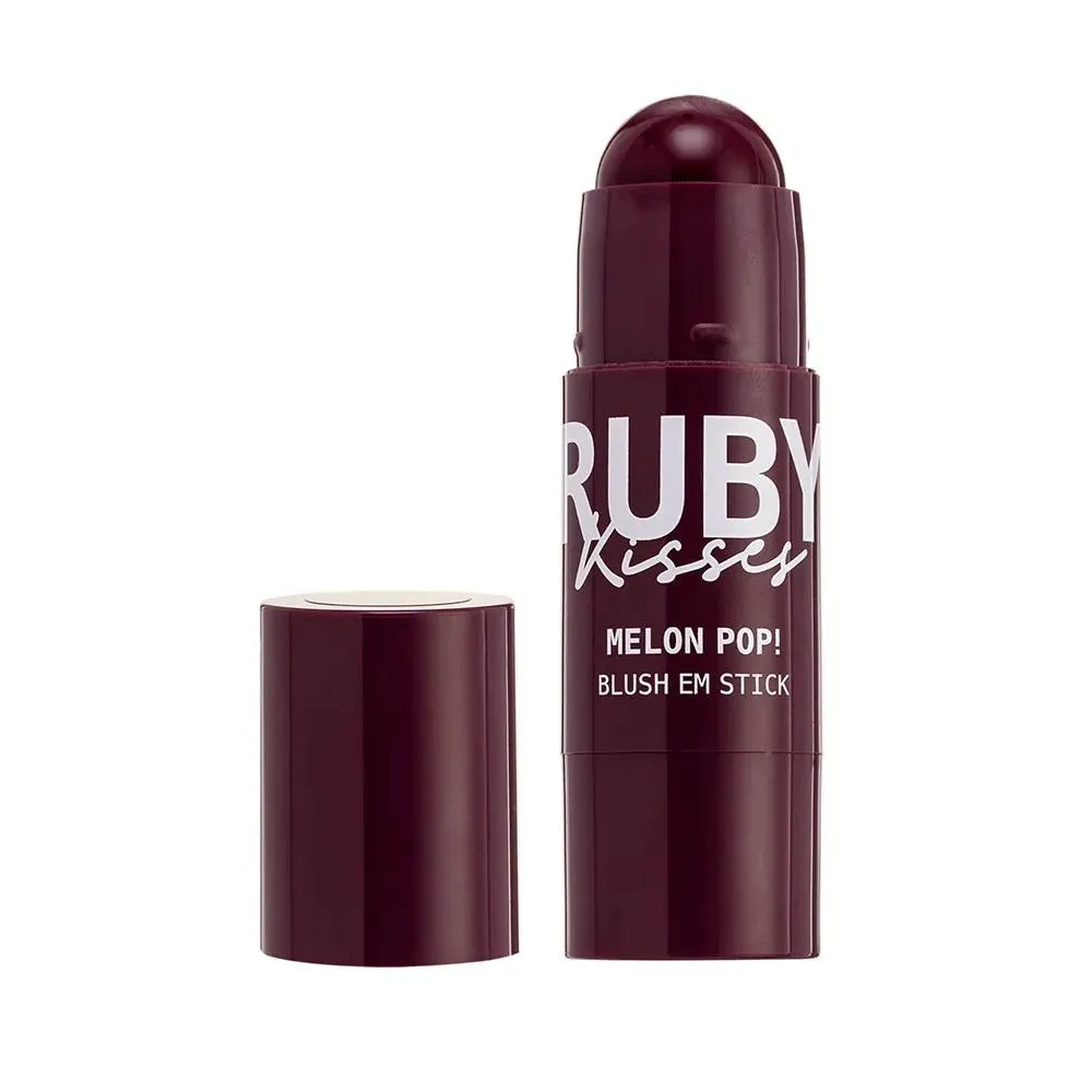 Blush em Stick Melon Pop Roxo Kiss