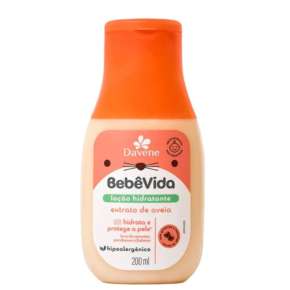 Loção Hidratante Bebe Vida 200ml Davene