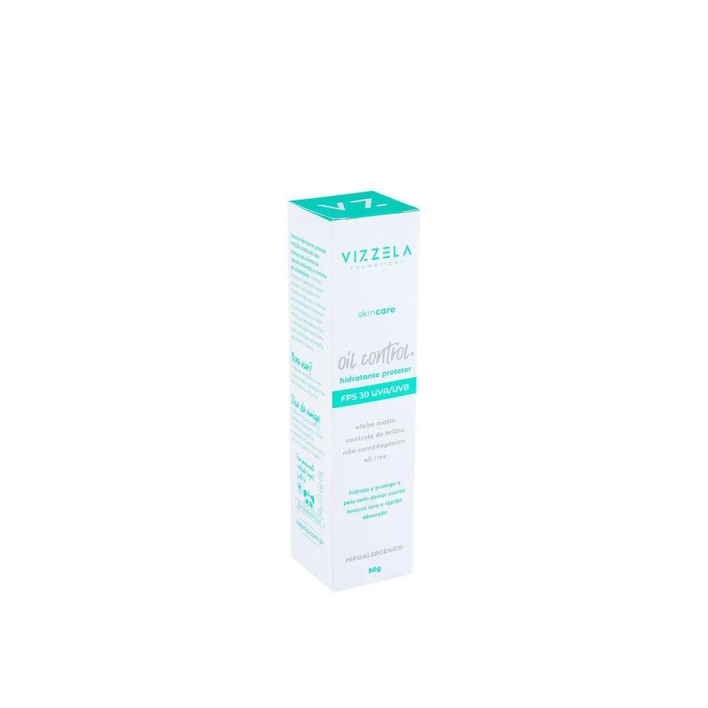 Protetor Solar Hidratante Vizzela Fps 30 Oil Control 50G