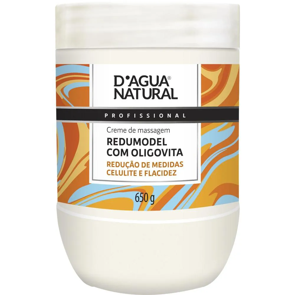 Creme de Massagem Redumodel com Oligovita 650 G Dagua Natural