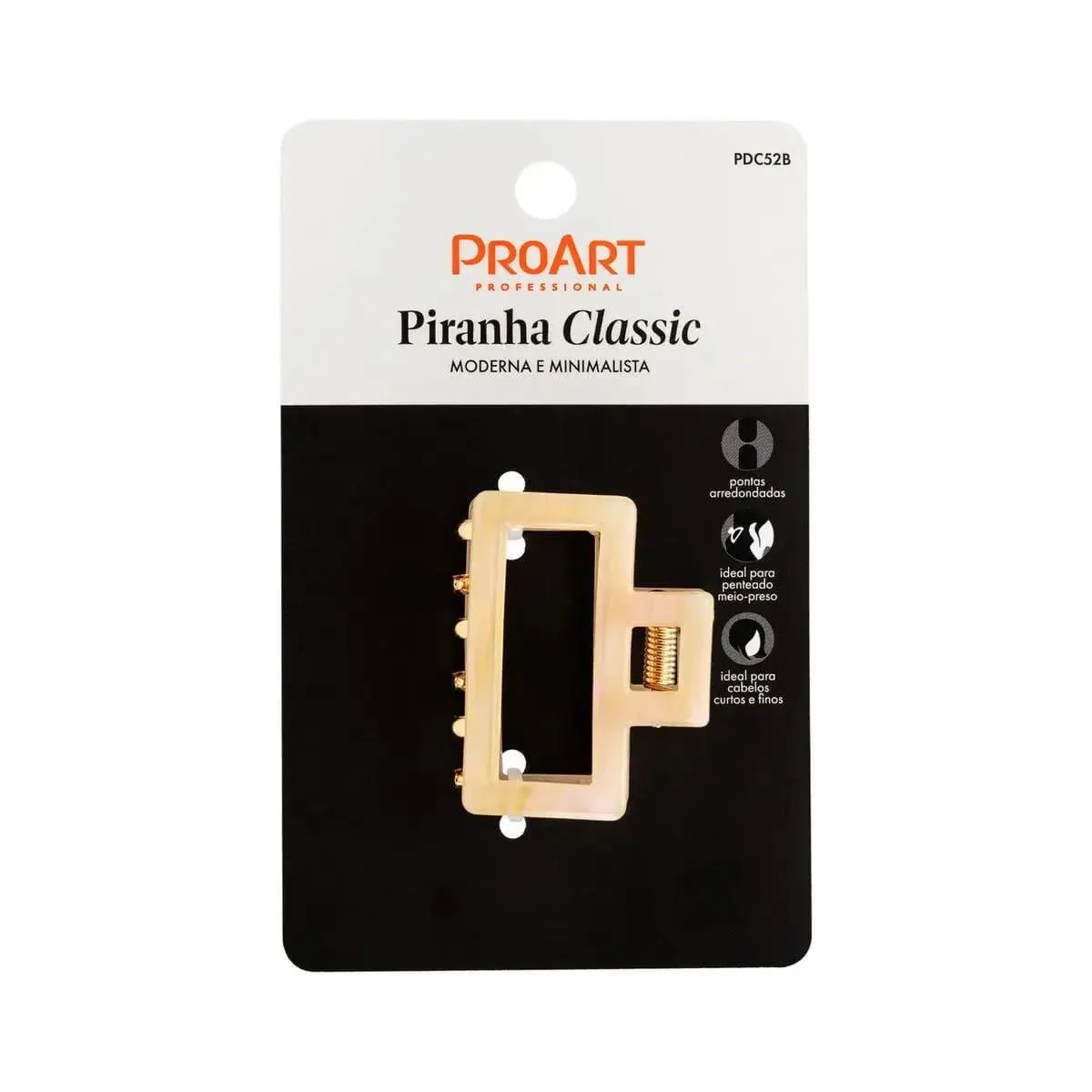 Piranha de Cabelo Classic Branca - Proart