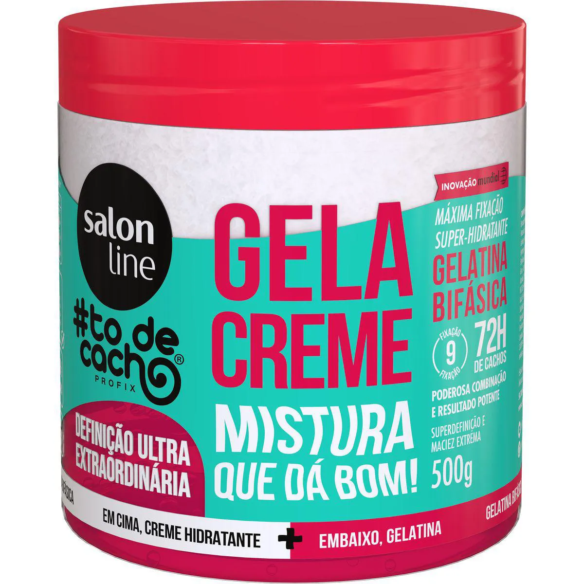 Gelatina Capilar Salon Line #TôDeCachos Gelacreme Definição Ultra Extraordinária 500gr