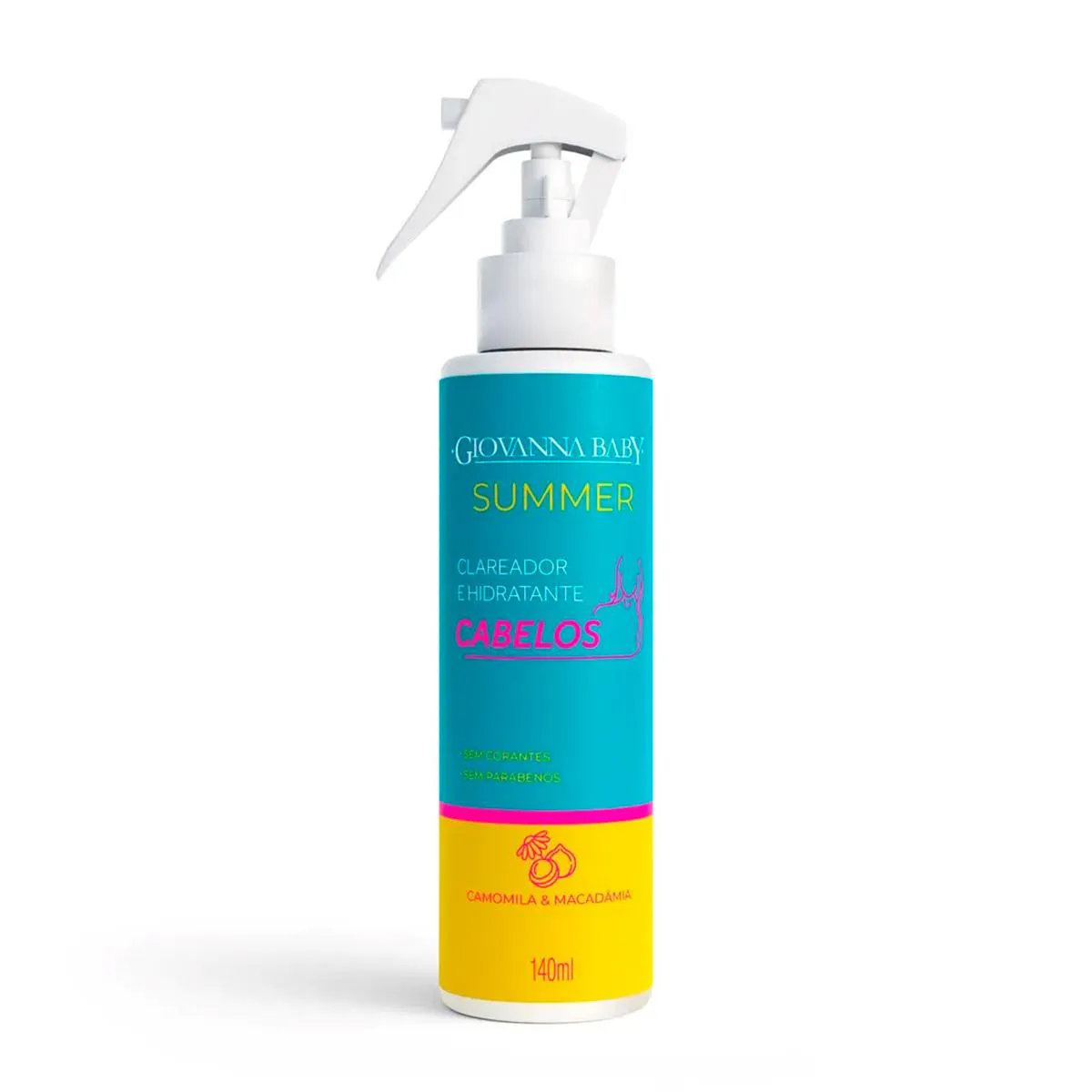 Spray Clareador Capilar Giovanna Baby Summer 140ml