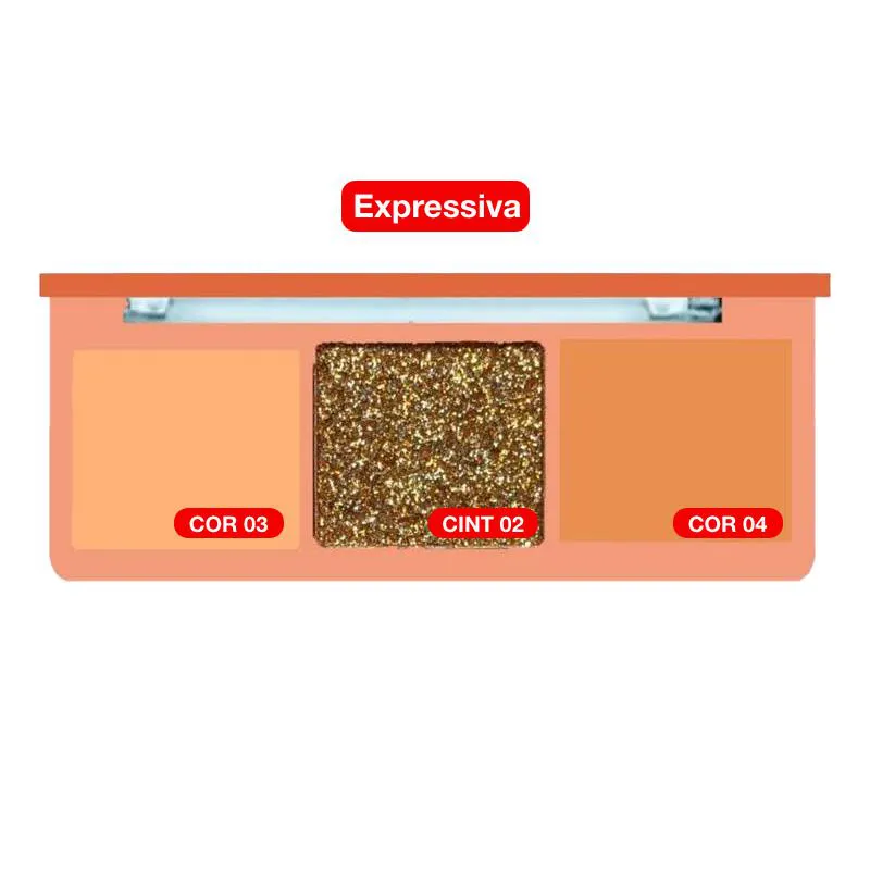 Trio de Sombras Viver - Ruby Rose Expressiva