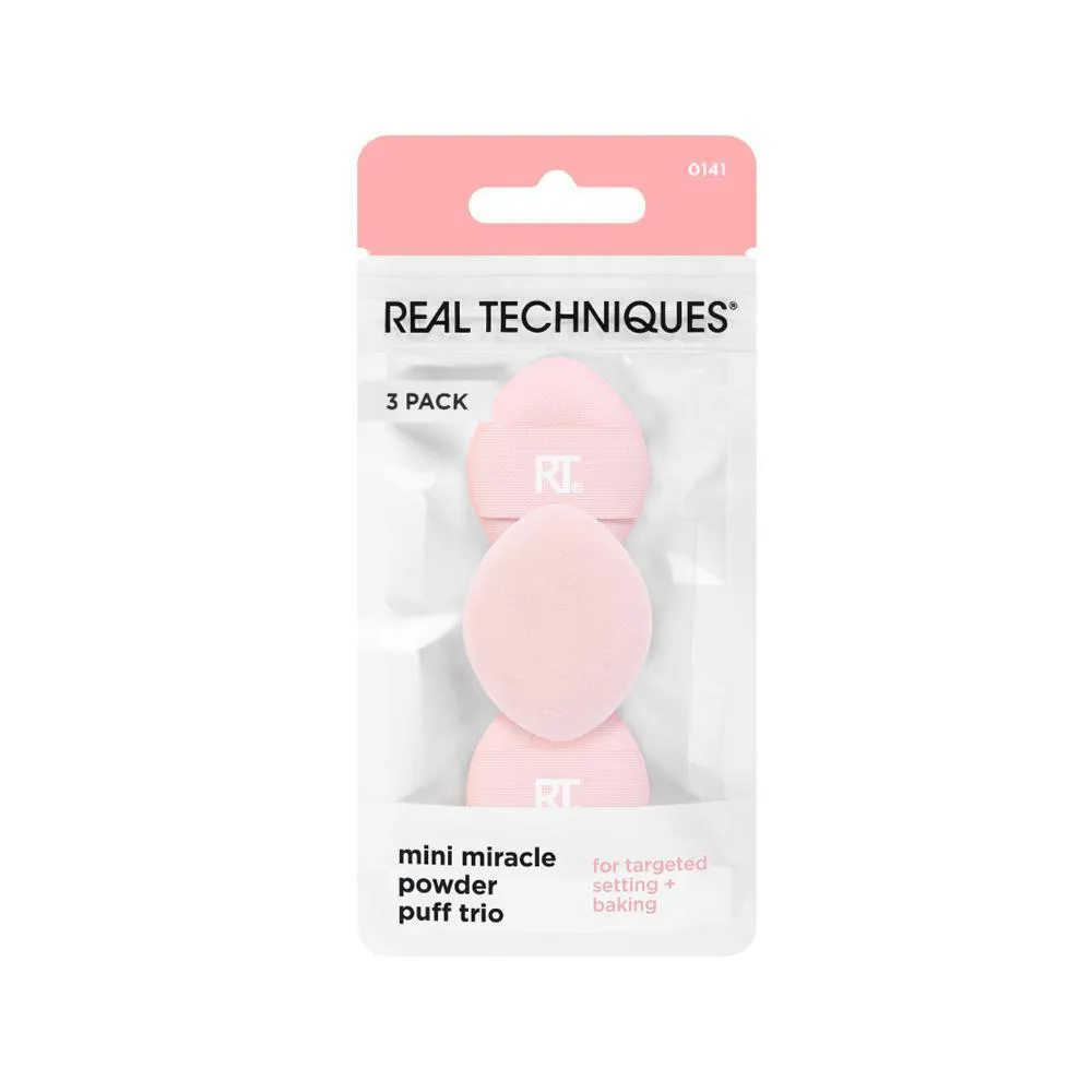 Kit Real Techniques com 3 Esponjas para Pó 5g