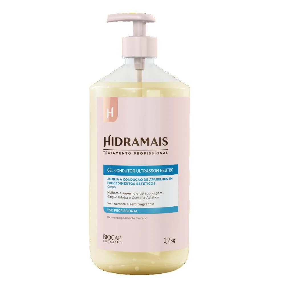 Gel Condutor Ultrassom Neutro 1,2kg Hidramais