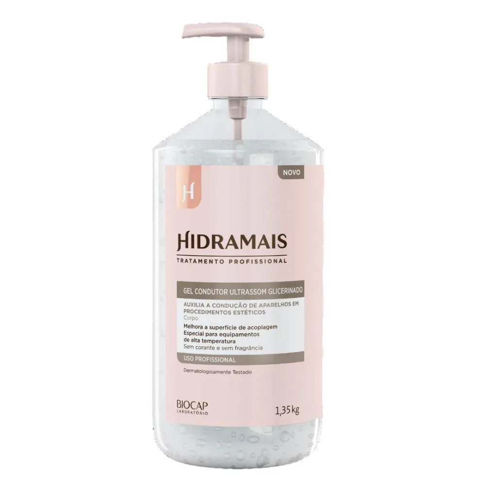 Gel Condutor Ultrassom Glicerinado 1,35kg Hidramais