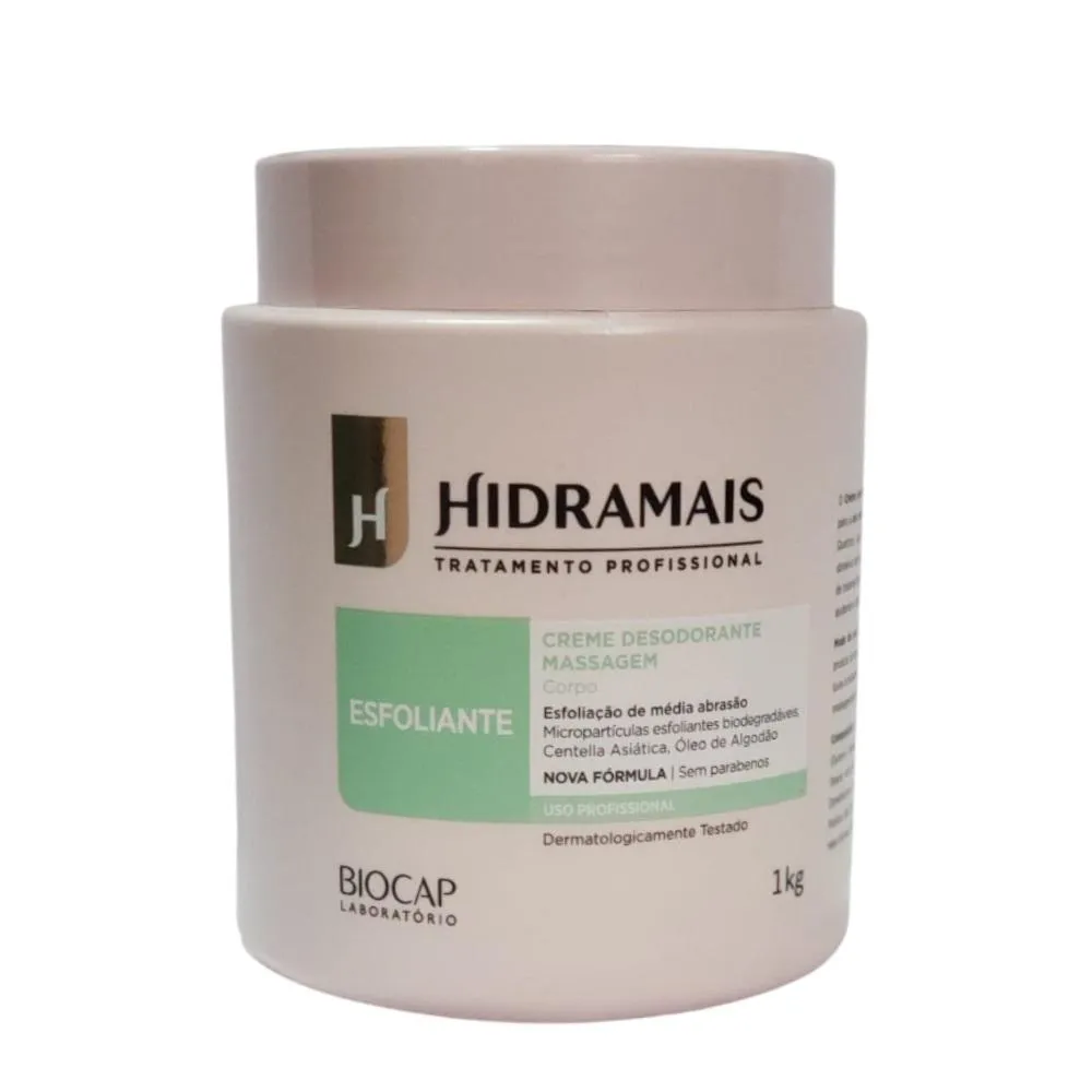 Creme para Massagem Esfoliante Média Abrasão 1kg Hidramais