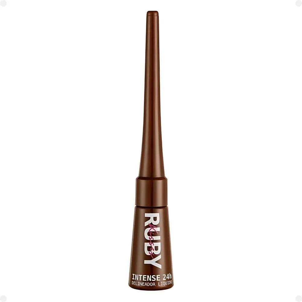Delineador Líquido Ruby Kisses Intense 24h Marrom Rbll02br