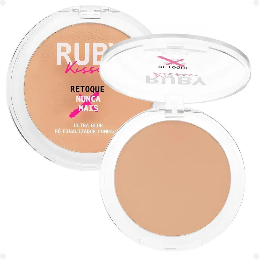 Pó Finalizador Compacto Ruby Kisses Ultra Blur Retoque Nunca Mais Fair Ruc01b