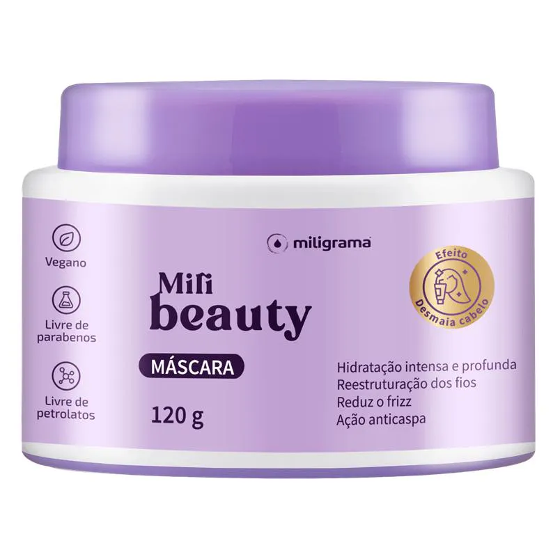 Mascara Ultra Hidratante Mili Beauty 120g