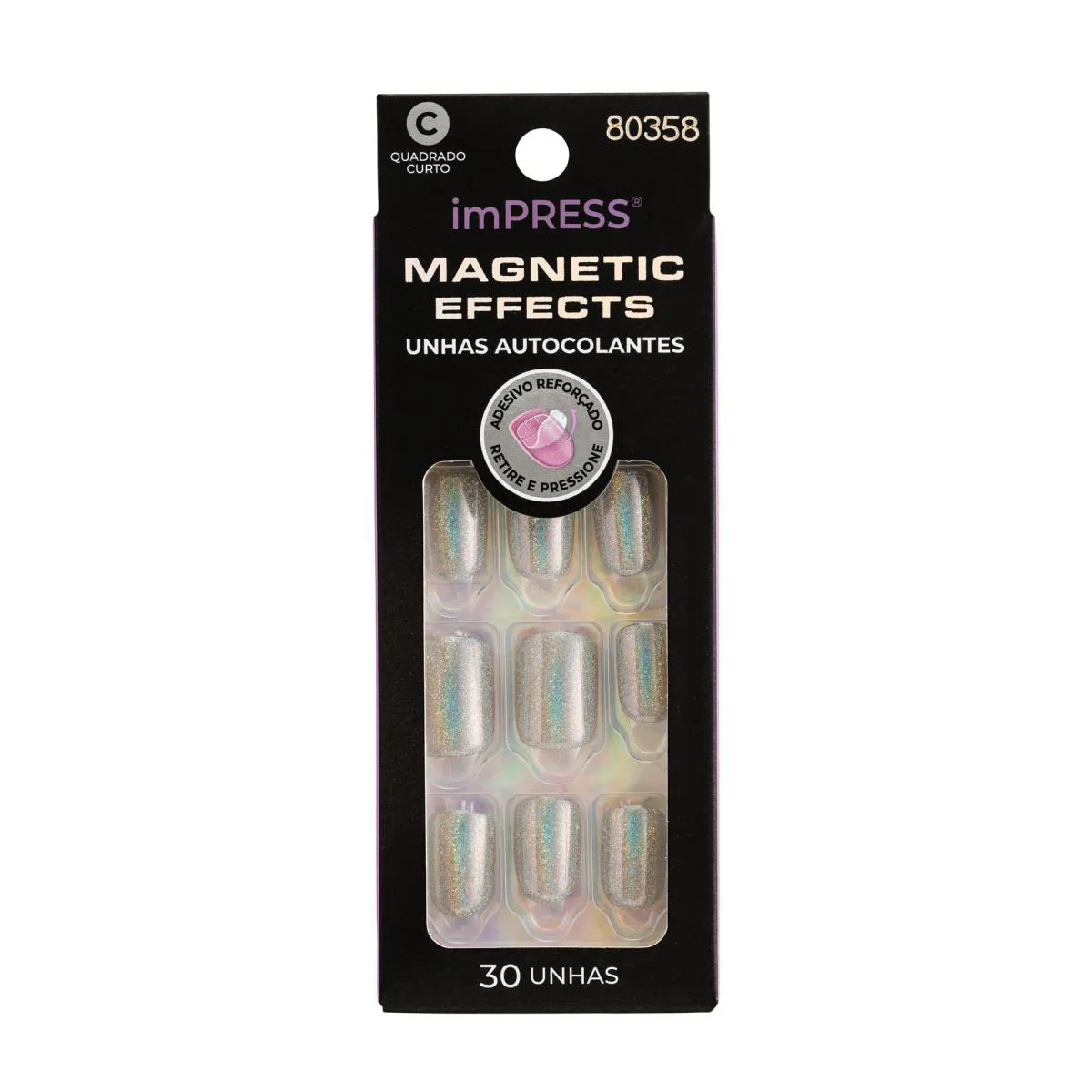 Unha Postiça Impress Magnetic Effects The Good Days - Kiss New York