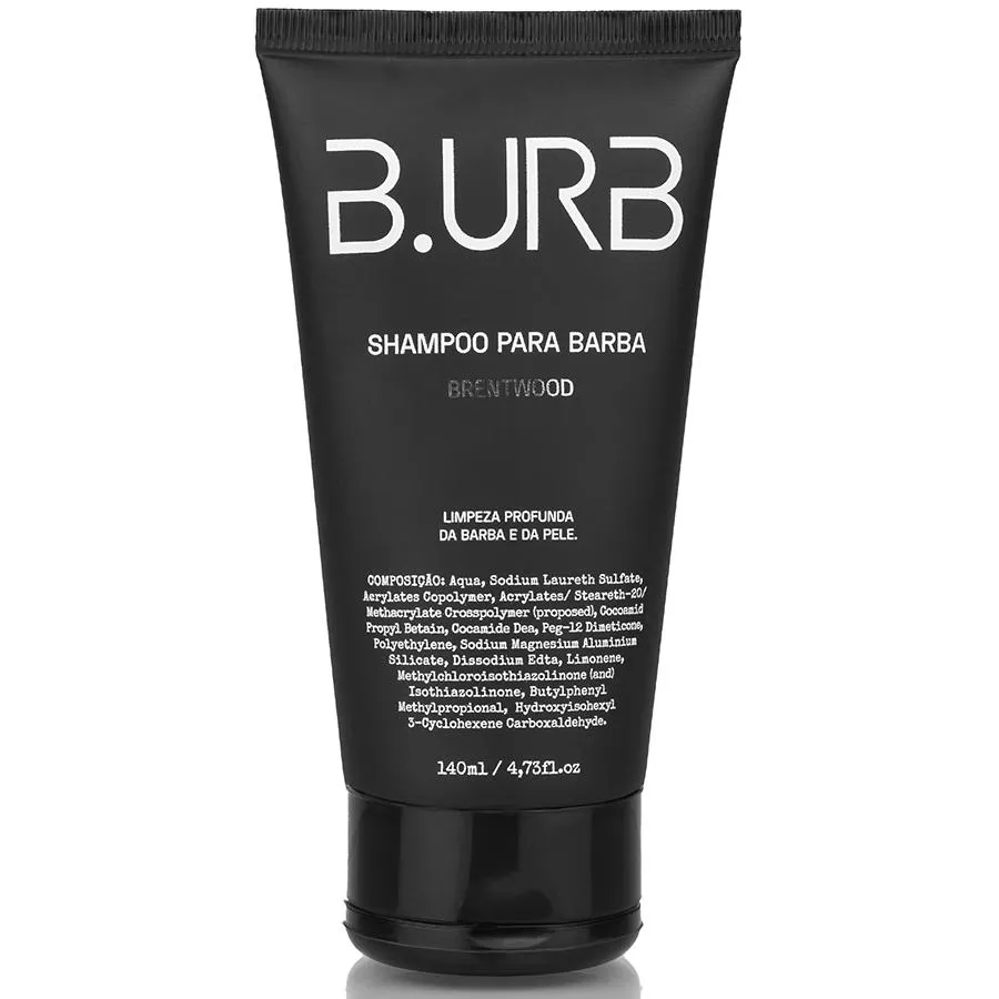 Shampoo para Barba Brentwood com Microesferas Esfoliantes 140ml Barba Urbana B.urb