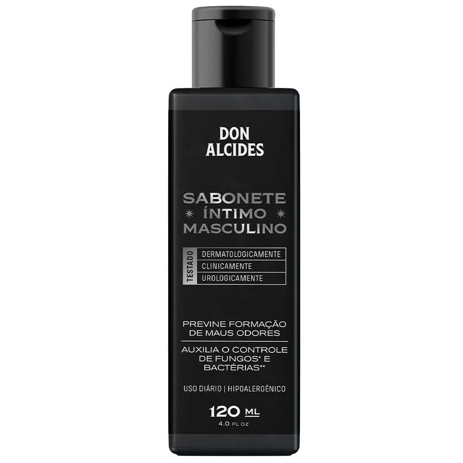 Sabonete Íntimo Masculino Previne Maus Odores, Fungos e Bactérias 120ml Don Alcides