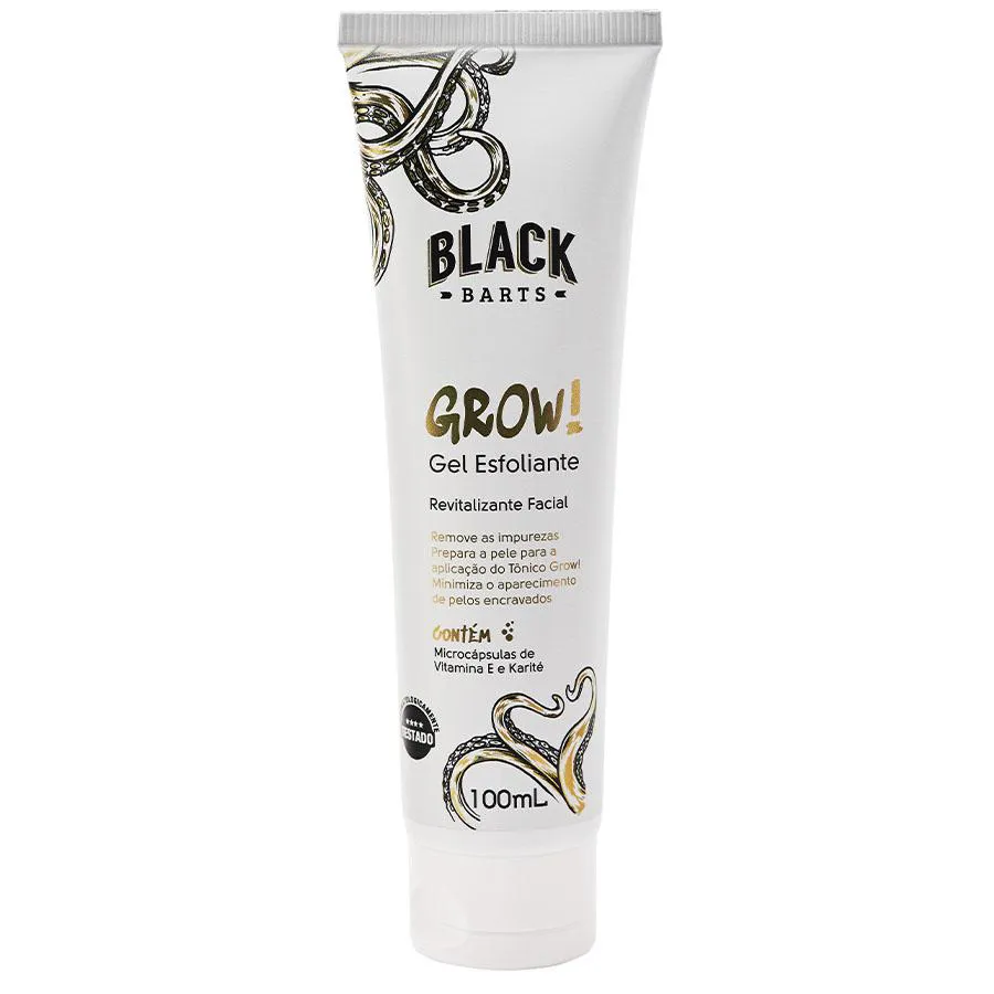 Gel Esfoliante Facial Grow! Revitalizante 100ml Black Barts