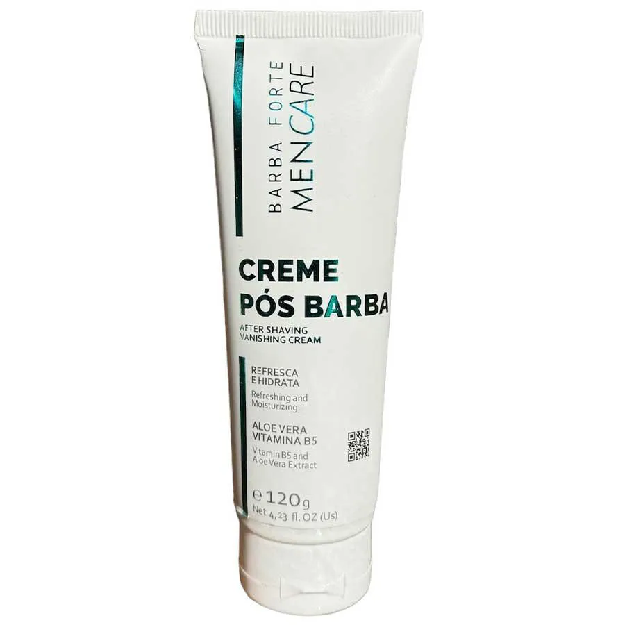 Creme Pós Barba Men Care com Aloe Vera Refrescante 120g Barba Forte