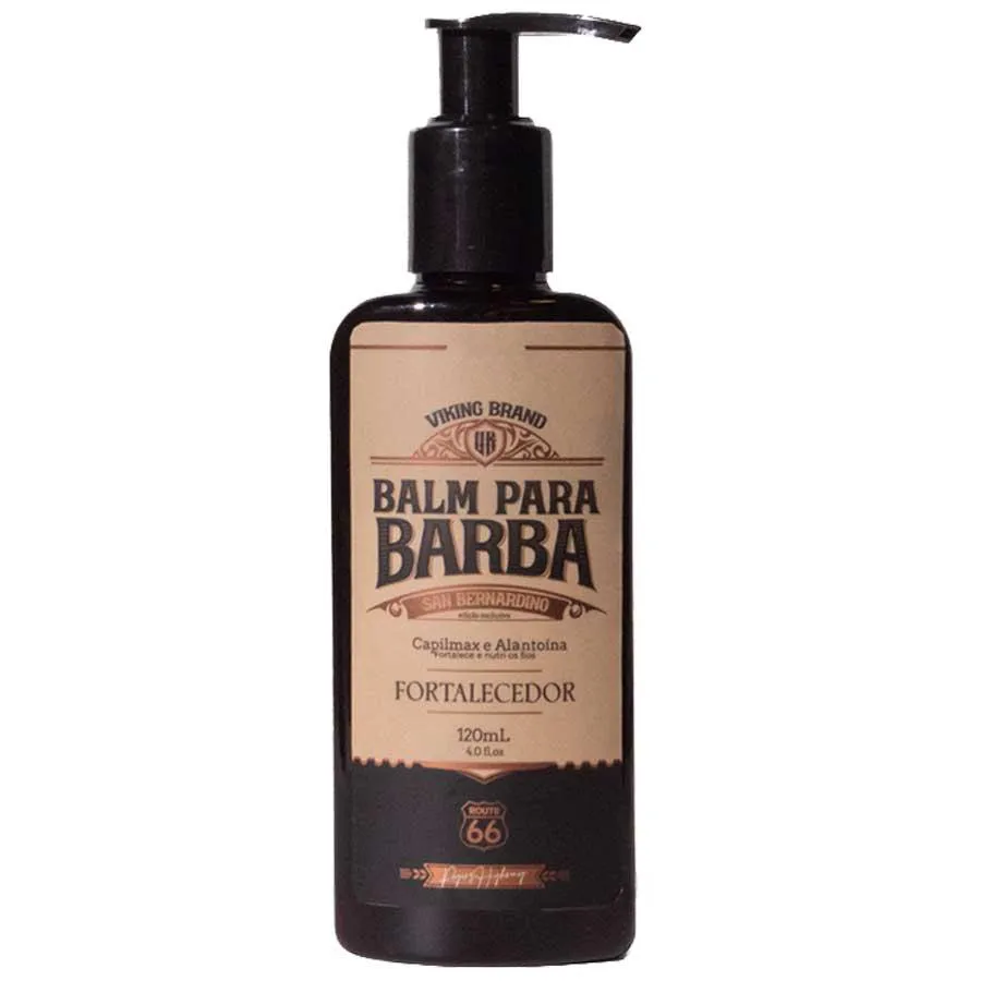 Balm para Barba San Bernardino Fortalecedor Route 66 120ml Viking