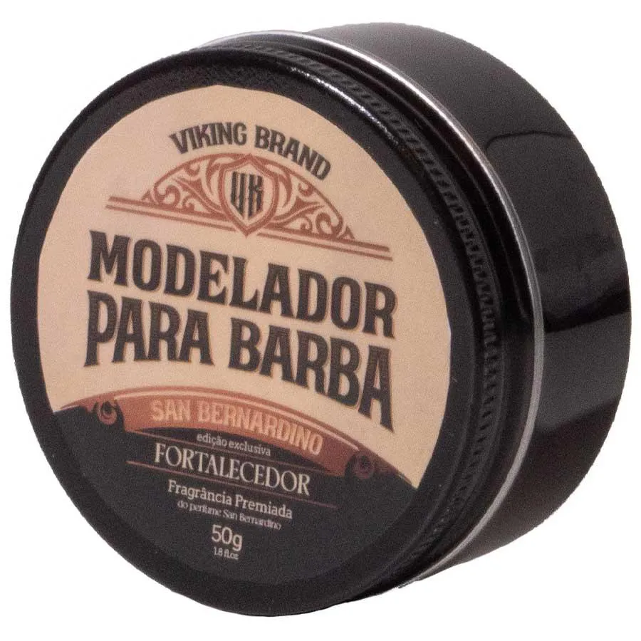 Modelador para Barba San Bernardino Fortalecedor Route 66 50g Viking