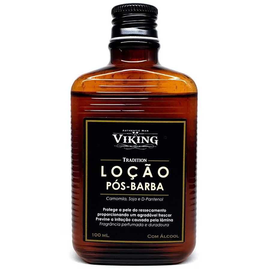 Loção Pós Barba Tradition Refrescância Anti-irritação 100ml Viking