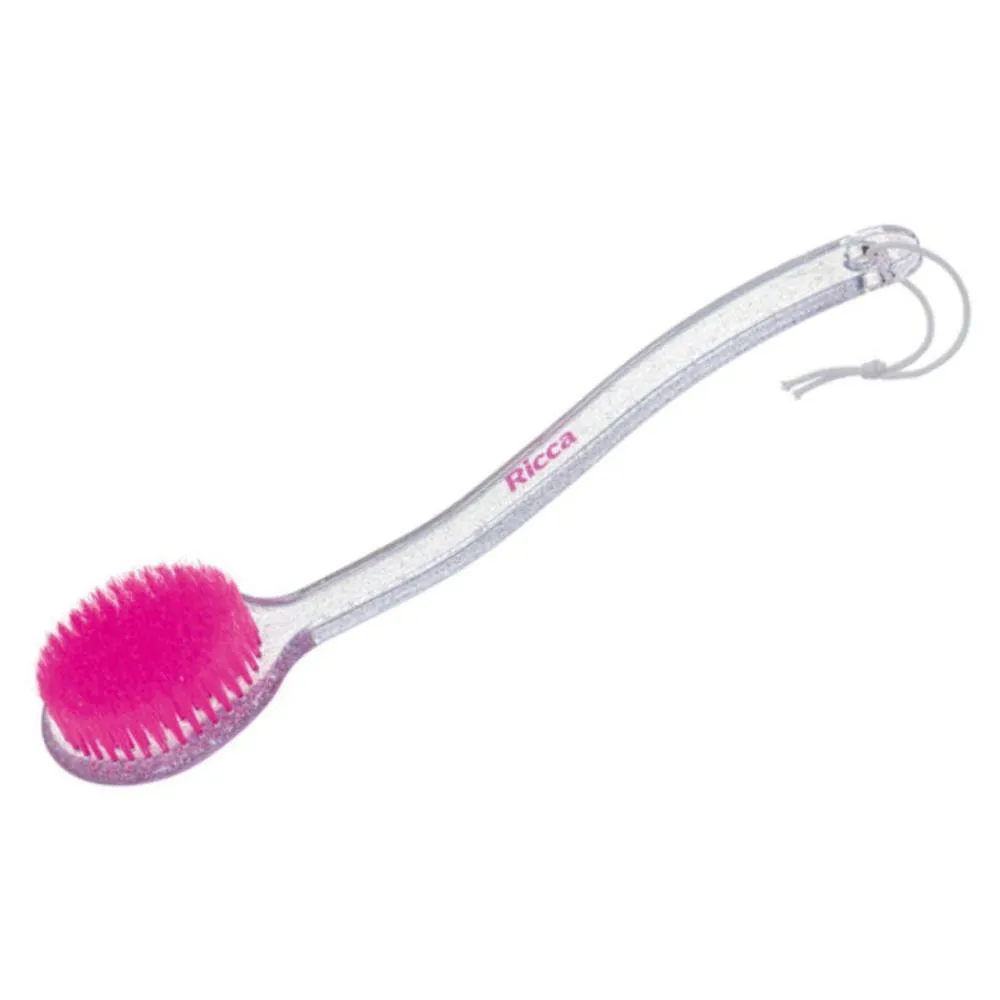Escova de Banho Ricca Redonda Rosa Cód.306
