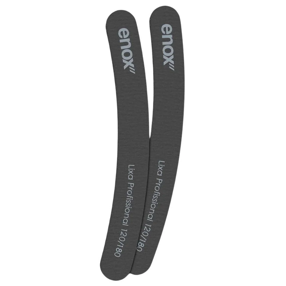 Lixa Profissional Enox Granulação Grossa 120/180 Banana C/2 Cód.1737