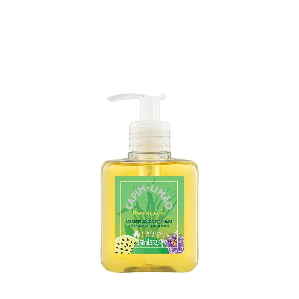 Sabonete Líquido para Mãos Capim - Limão Maracujá Loccitane Au Brésil 250ml