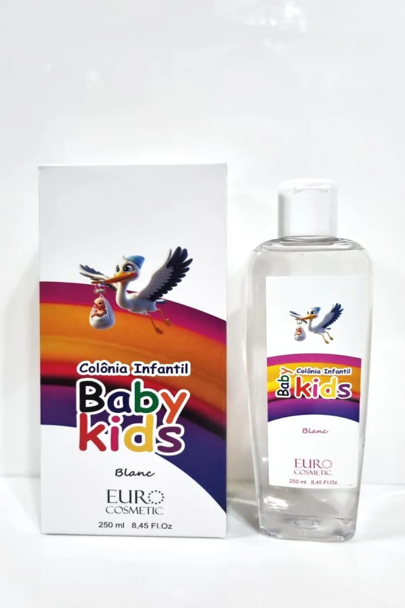 Colônia Infantil Baby Kids Blanc Euro Cosmetic 250ml