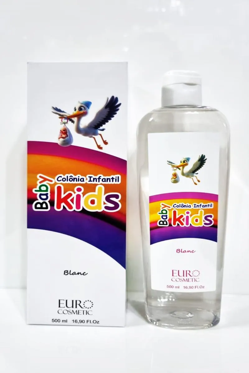 Colônia Infantil Baby Kids Blanc Euro Cosmetic 500ml