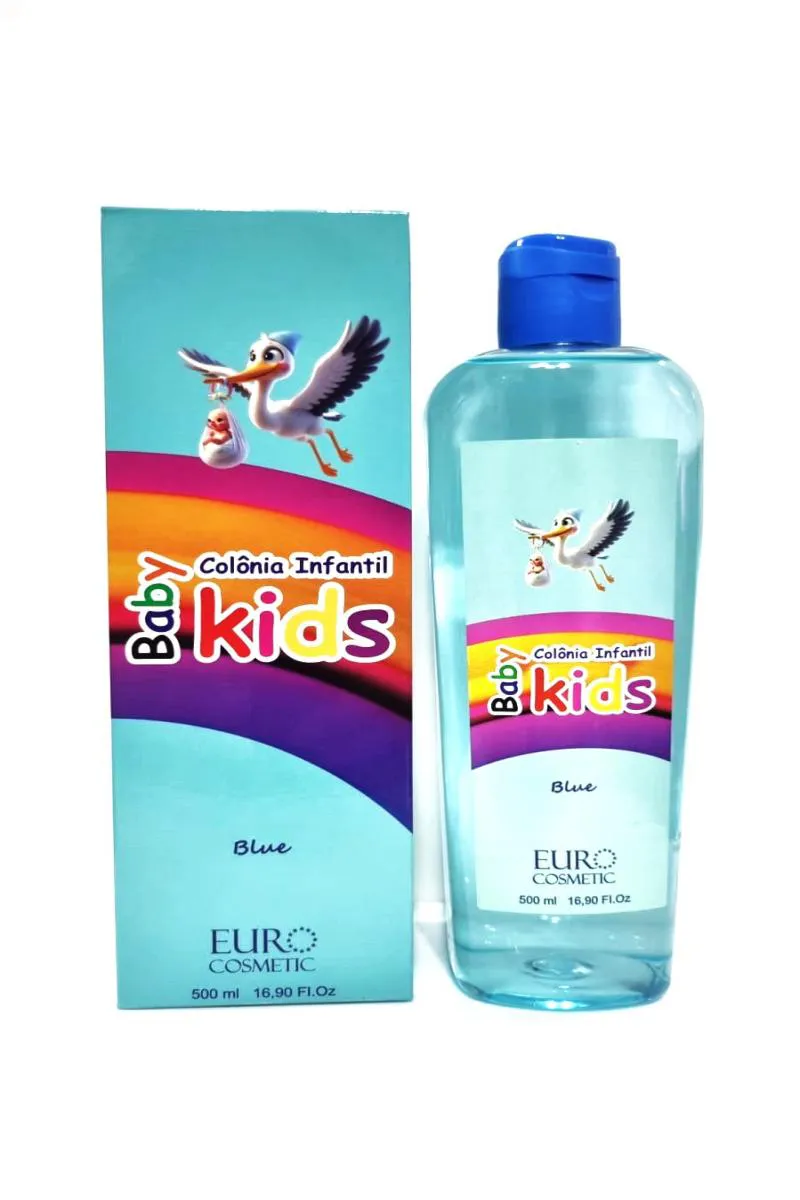 Colônia Infantil Baby Kids Blue Euro Cosmetic 500ml