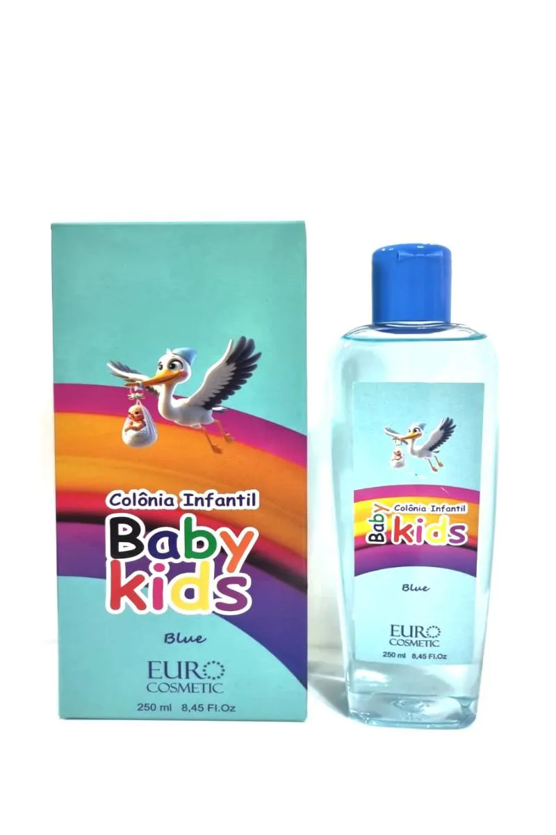 Colônia Infantil Baby Kids Blue Euro Cosmetic 250ml