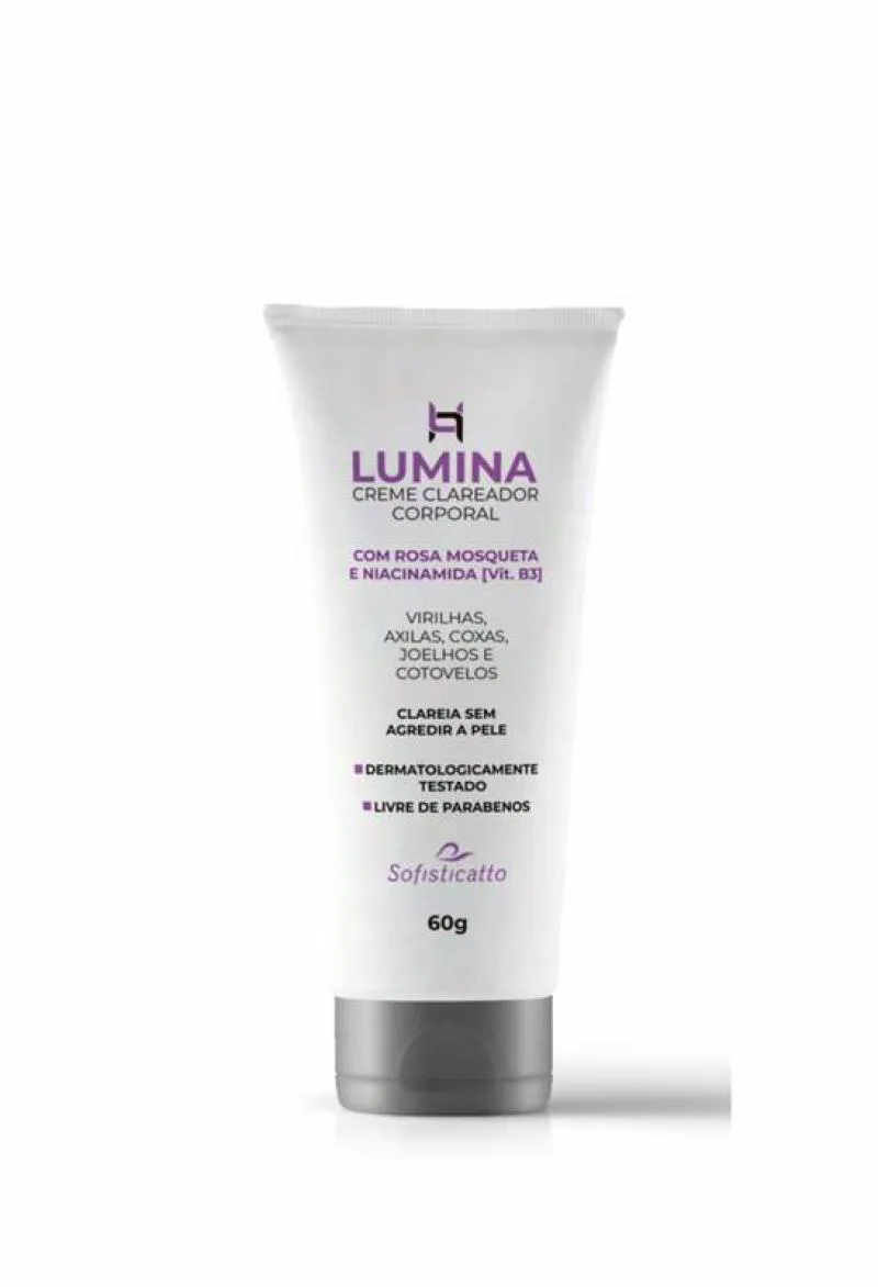 Lumina Creme Clareador Corporal Sofisticatto 60g