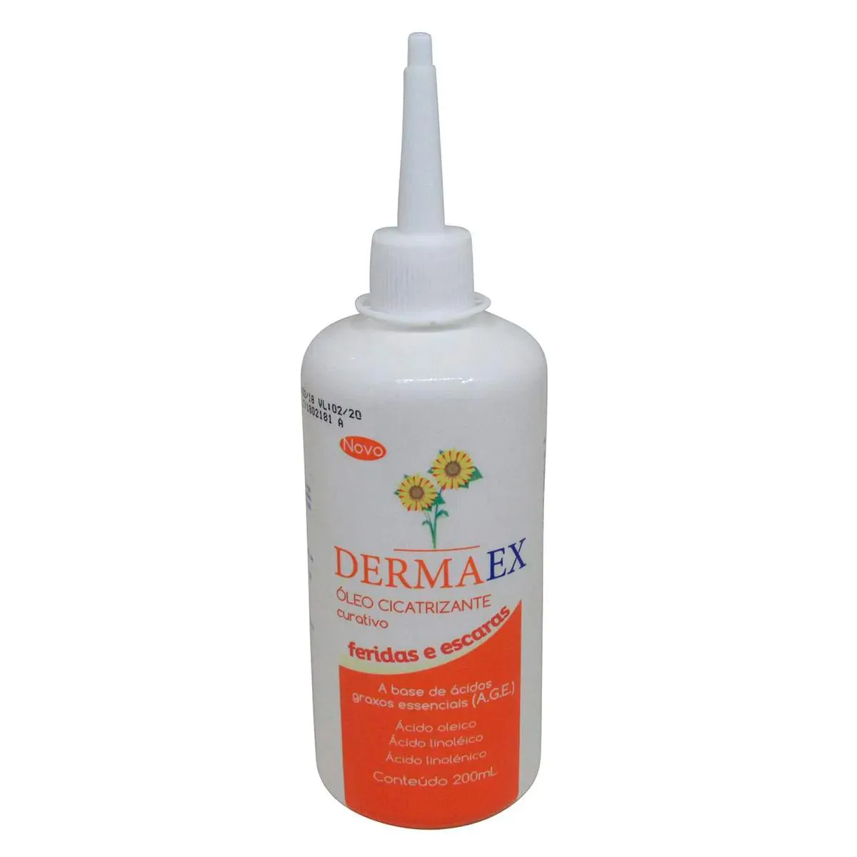 Óleo de Girassol Cicatrizante 200ml Dermaex Caixa 24un