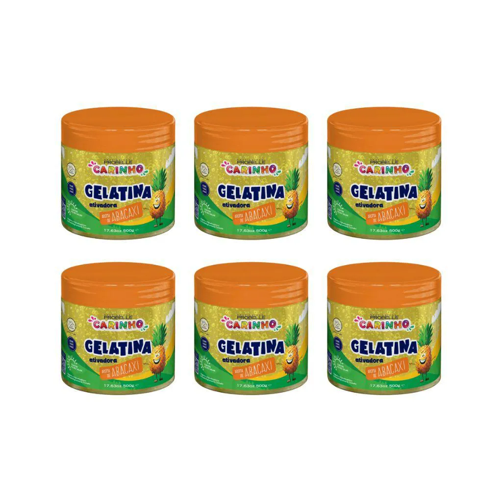 Gelatina Capilar Probelle Super Bonita 500g Carinho Abac 6un
