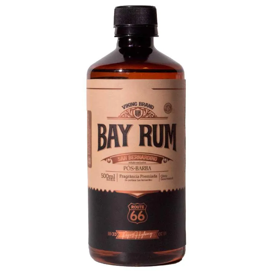 Bay Rum Pós Barba 500ml San Bernardino Route 66 Viking