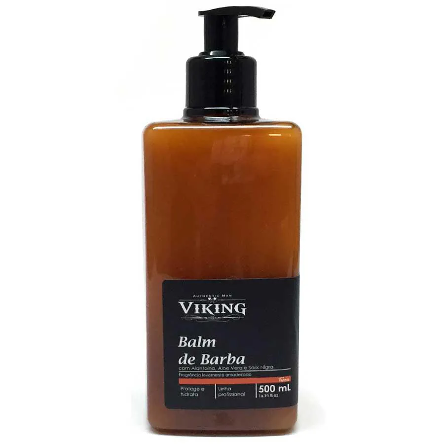 Balm de Barba Terra 500ml Bancada Barbearia - Linha Profissional Viking