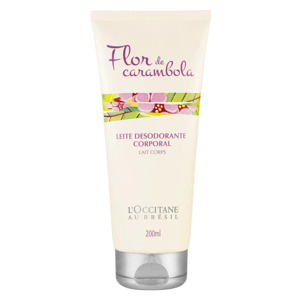 Leite Desodorante Corporal Flor de Carambola Loccitane Au Brésil 200ml