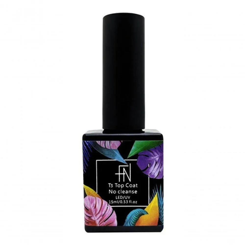 Top Coat Fan Nails T3 No Cleanse Led/uv