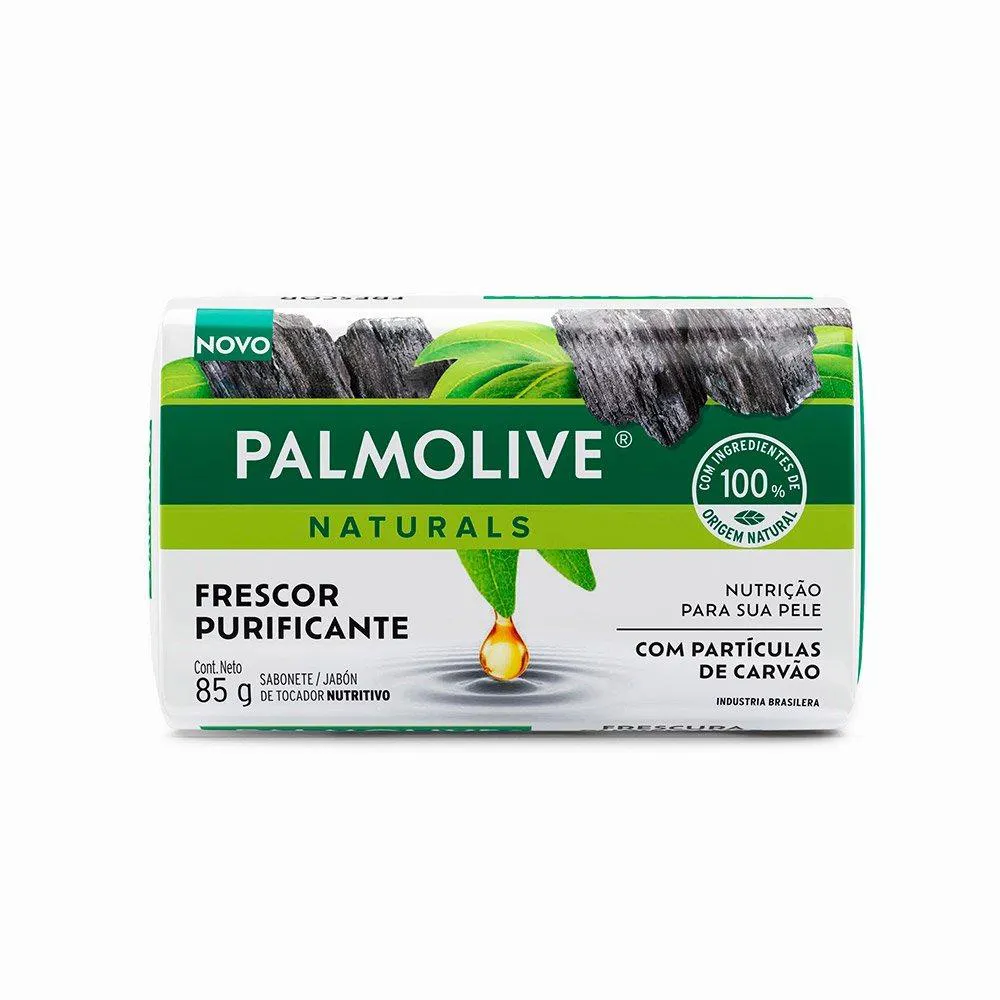 Sabonete Palmolive Naturals Sensação Purificante 85g Embalagem com 12 unidades