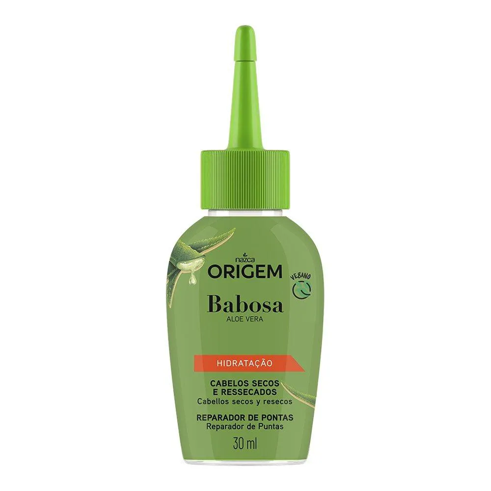 Reparador de Pontas Origem Babosa 30ml Embalagem com 12 unidades