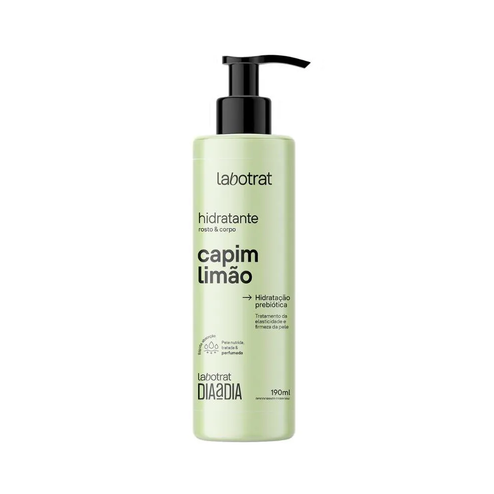 Hidratante Labotrat Rosto e Corpo Capim-limão Dia a Dia 190ml