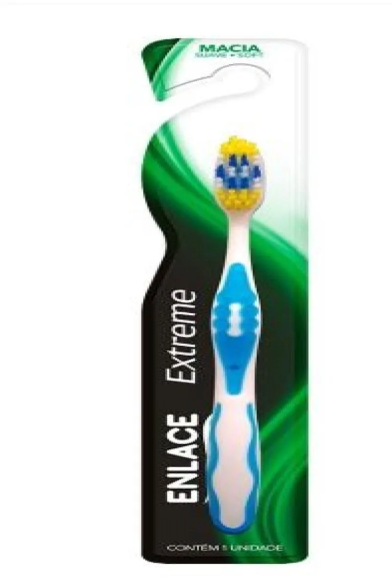 Escova Dental Enlace Extreme Macia - Embalagem com 12 unidades