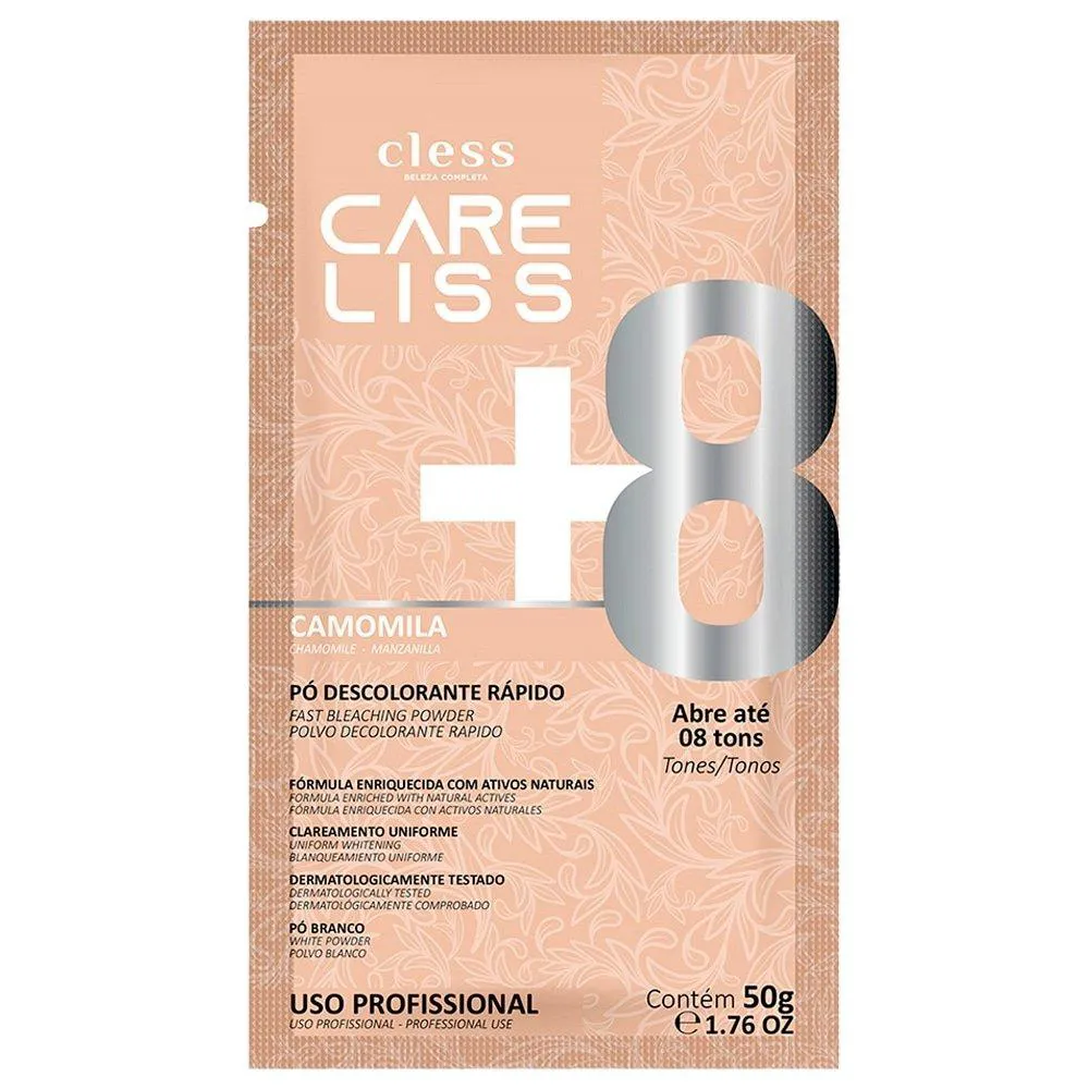 Descolorante em Pó Care Liss com Camomila 50g - Embalagem com 12 unidades